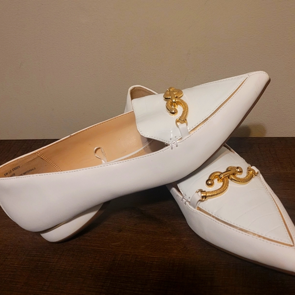 White ladies shoes